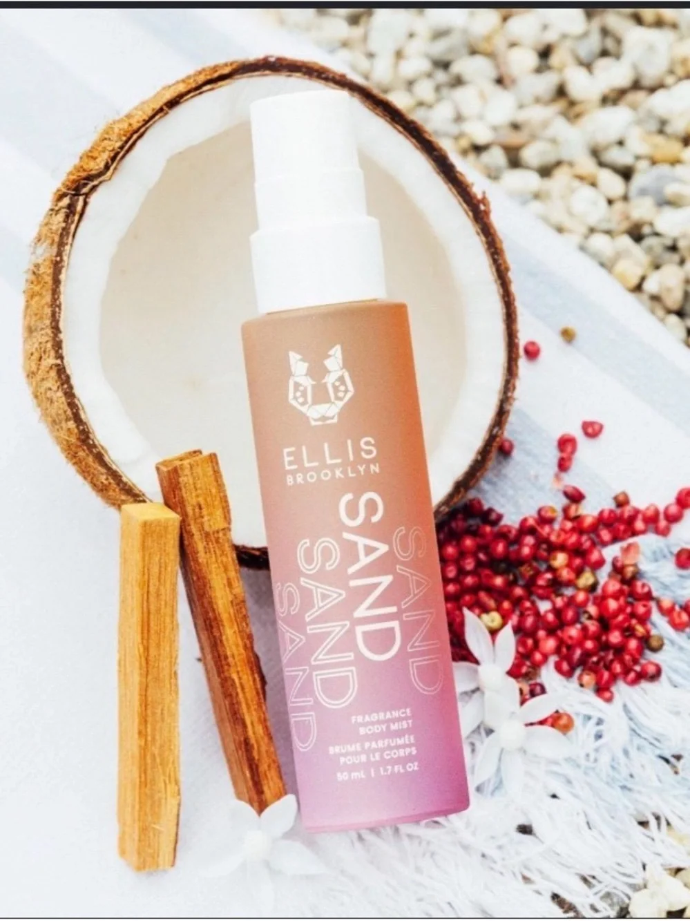 Ellis Brooklyn Sand Fragrance Body Mist — Nude Pink
